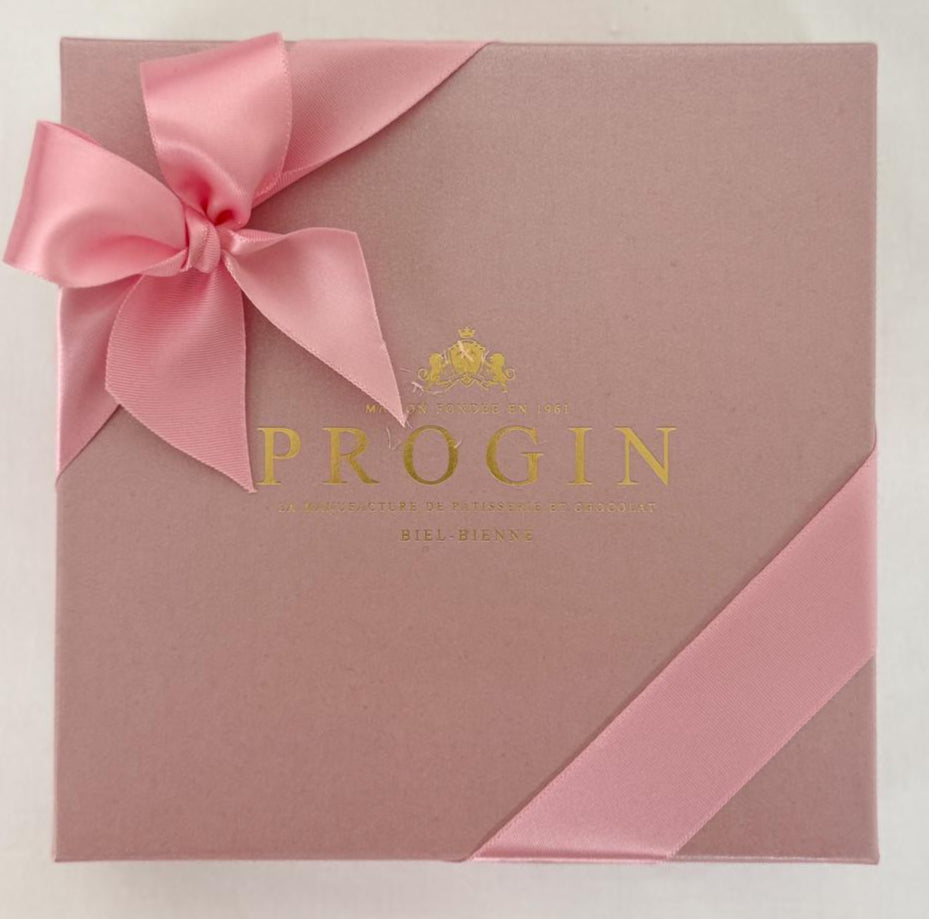 Progin Champagner Truffes Rosé - Schweizer Schokoladenkunst aus Biel