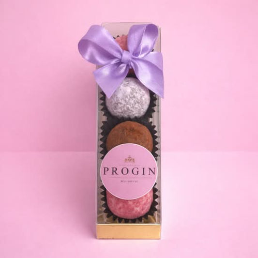 Trufas de chocolate surtidas sin alcohol – 4 unidades