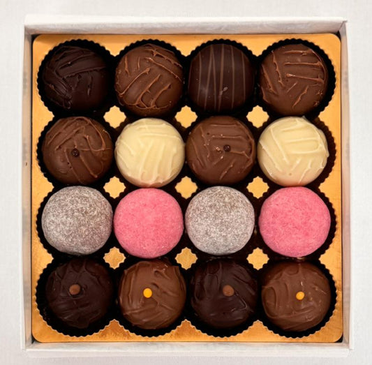 Progin Truffes gemischt mit Alkohol - Schweizer Schokoladenkunst Biel